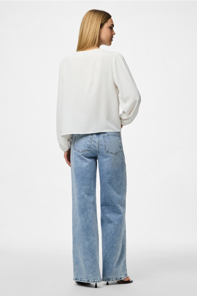 PCTIFFANY LS TIE TOP WVN NOOS BC 17158213 Cloud Dancer